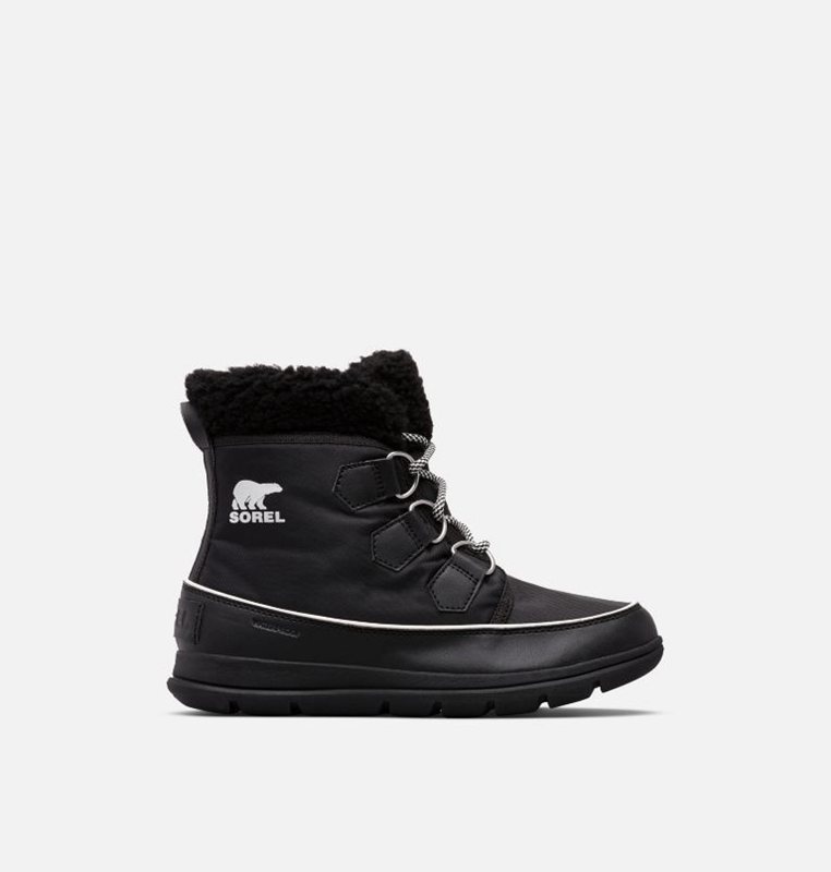 Botas Nieve Sorel Mujer - ™ Explorer Carnival Bajas Negras - 09136-HCVO